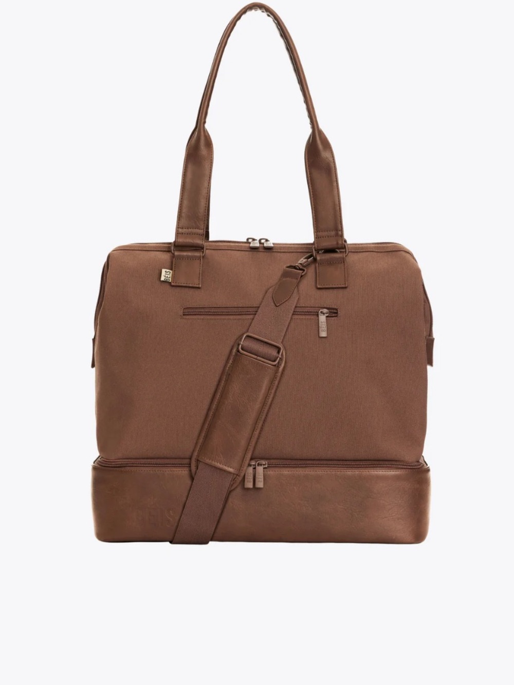 Beis maple mini weekender Bag with Removable Shoulder Strap